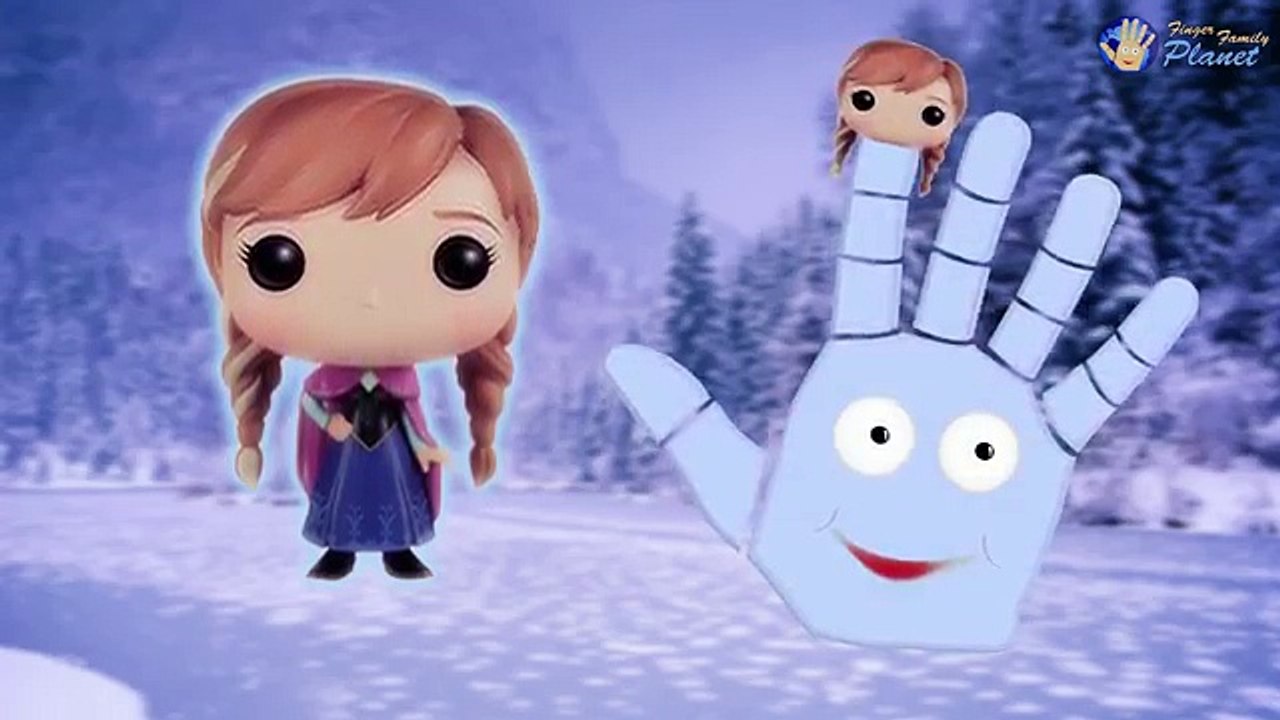 FROZEN TOYS Daddy Finger Nursery Rhyme | Finger Family Planet