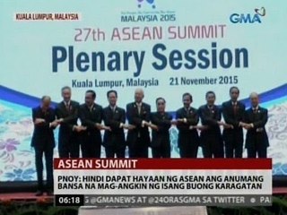 24Oras: ASEAN SUMMIT: PNoy, nanindigan sa isyu ng West PHL Sea