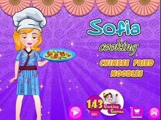 Sofia Cooking Chinese Fried Noodles - Best Game for Little Girls