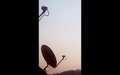 Large Meteor Strike in the sky of Virar Maharashhtra Jan 7 2017