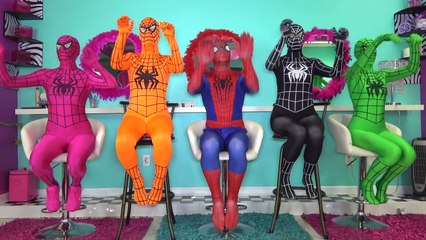 Spiderman Finger Family Nursery Rhymes. Superheroes Songs Collection and Baby Songs