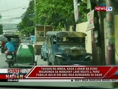 Mga bumabara sa daan, pabalik-balik lang sa Mabuhay lanes kahit 2 na kada araw ang clearing ng MMDA