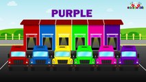 Learn Colors with Dump Trucks for Children & Color Garage Animation | Videos for Kids