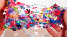 Como hacer slime multicolor con goma eva de colores DIY