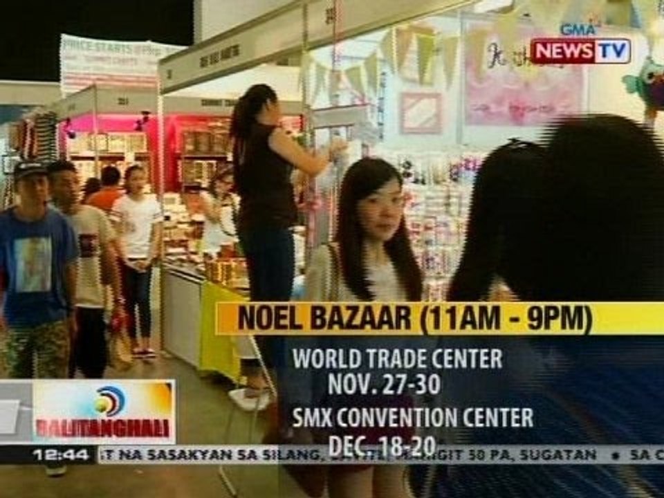 BT: Noel Bazaar, dinayo ng marami na maagang nag-Christmas shopping