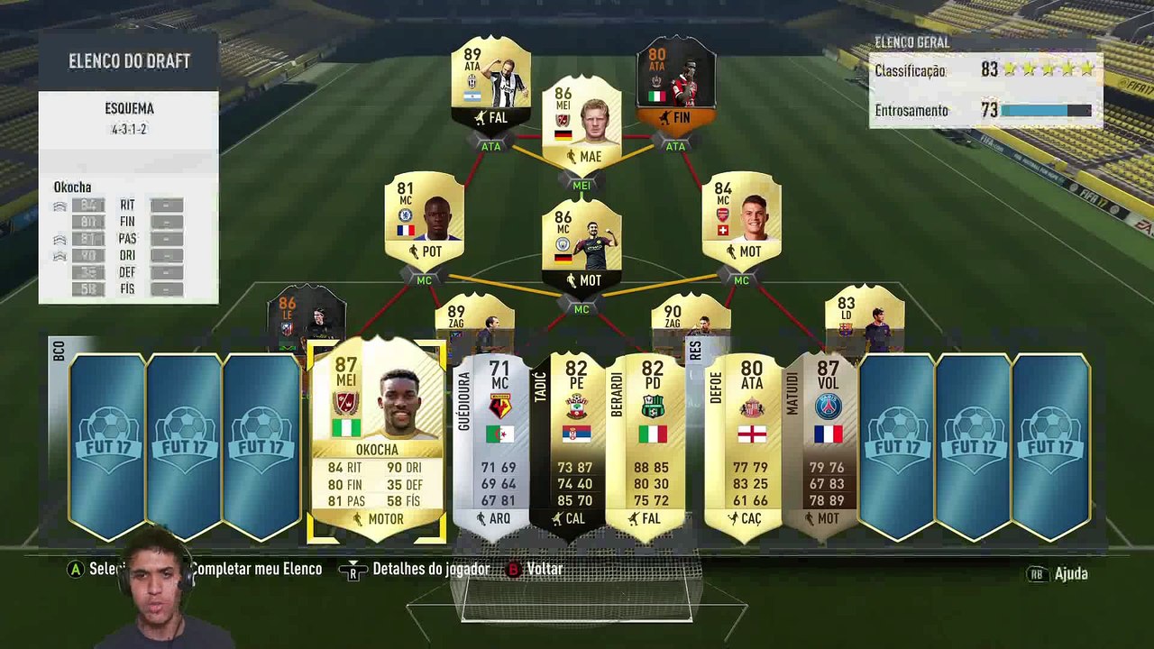 FIFA 17 FUT DRAFT 2 LENDARIOS
