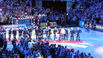 Médailles, podium et clapping des Bleus - France Norvège - Finale du mondial 2017