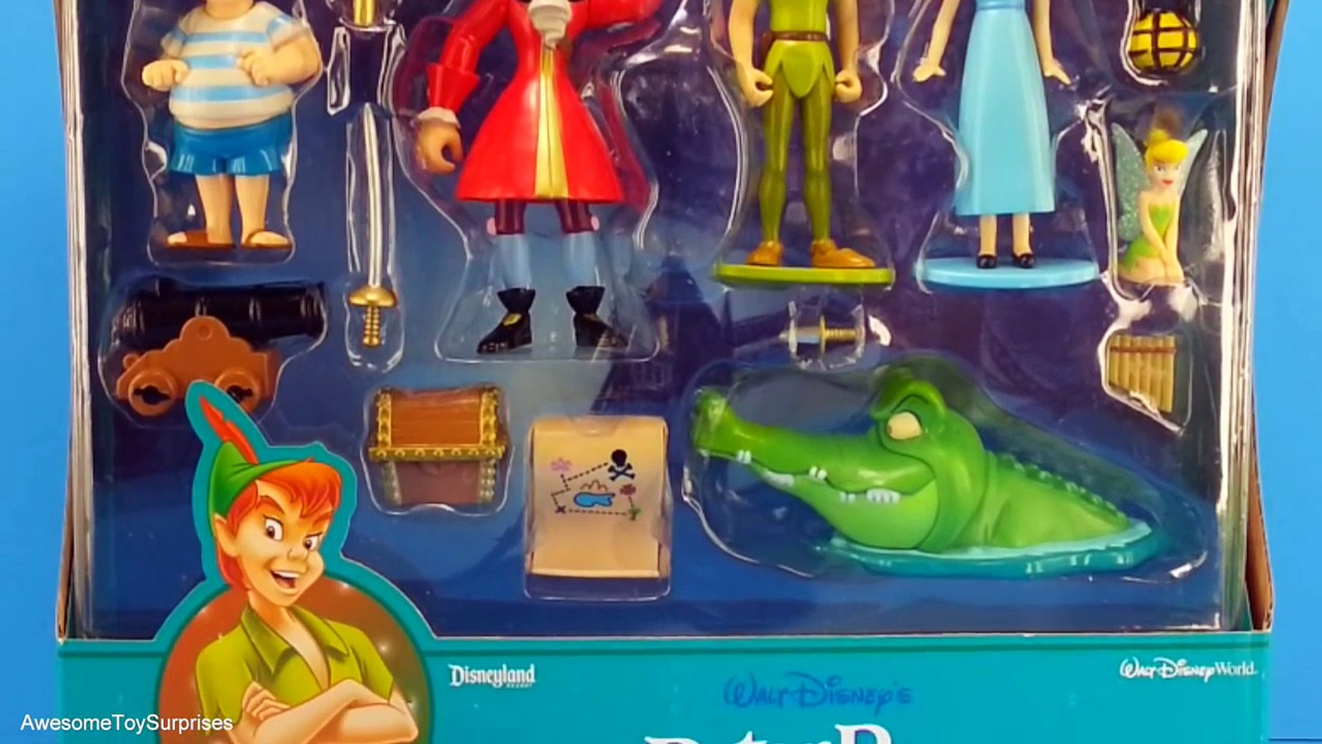 Peter Pan Toy Set with Captain Hook & Tinker Bell – Видео Dailymotion