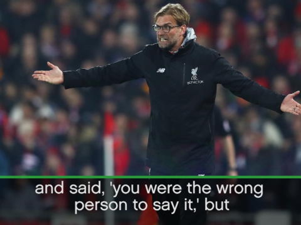 Klopp apologises to fourth official