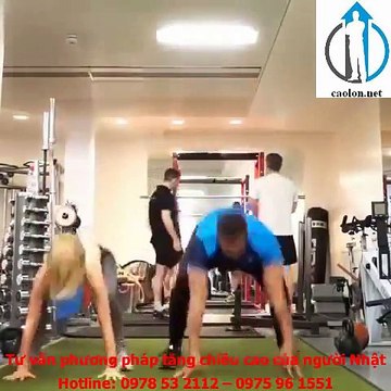 Bài tập cho nam và nữ giúp tăng chiều cao.
