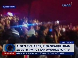 Saksi: Alden Richards, pinagkaguluhan sa 29th PMPC Star Awards for TV