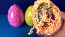 Play Foam Surprise Eggs | Masha Surprise Toys Disney Animals Winnie the Pooh Huevos Sorpresa