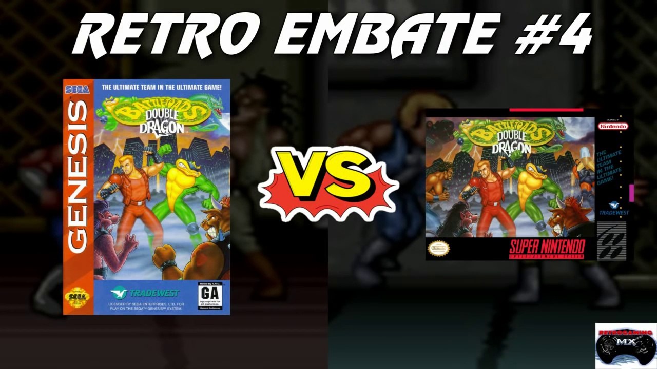 Retro Embate #4 - Battletoads & Double Dragon: The Ultimate Team (Mega Drive vs Super Nintendo)