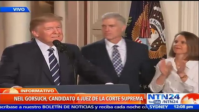 Neil Gorsuch es nominado por Donald Trump a ocupar la vacante de la Corte Suprema