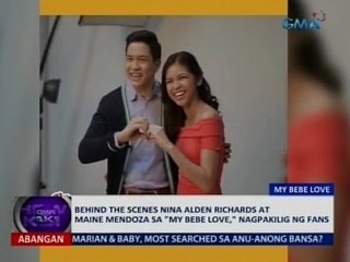 Saksi: Behind the scenes nina Alden at Maine sa "My Bebe Love," nagpakilig ng fans