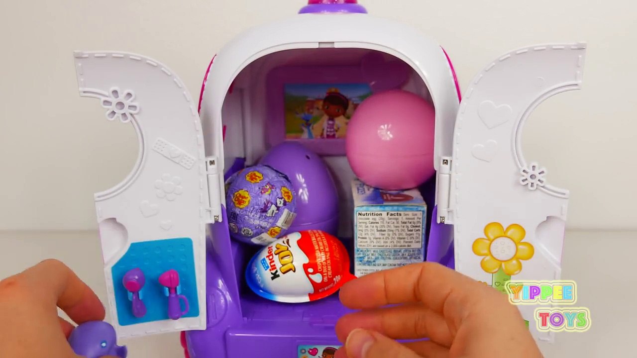 Доктор Плюшева и Рози Игровой набор Спасатель и многих сюрприз игрушки, яйца для детей