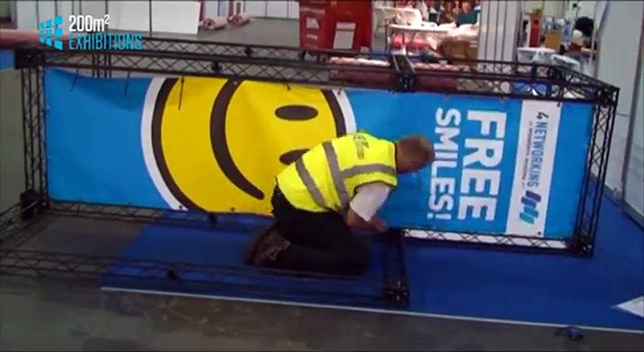 200m2 Exhibition Stands at ExCel with the CROSSwire X-10 Modular Exhibition Stand