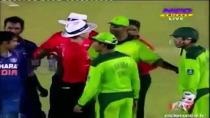 shoaib akhtar Ind vs pak fighting moments