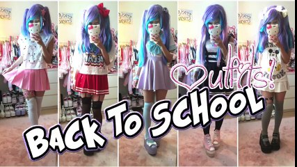 Back to school 2015 outfit ideas! (differentkawaii outfits) - gymnasiet (skolan)