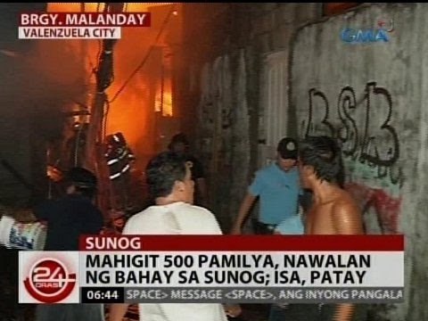 24Oras: Mahigit 500 pamilya, nawalan ng bahay sa sunog sa Valenzuela; isa, patay