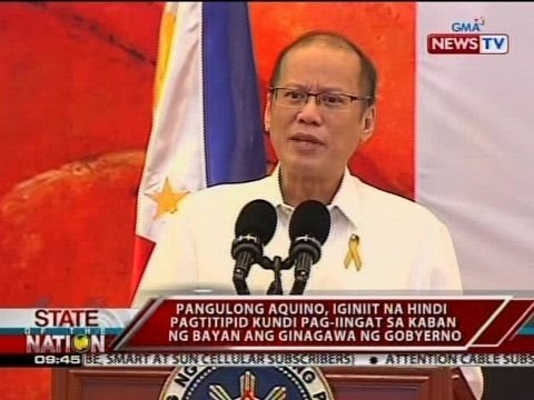 SONA: PNoy, iginiit na hindi pagtitipid kundi pag-iingat kaya may umano'y underspending sa gobyerno