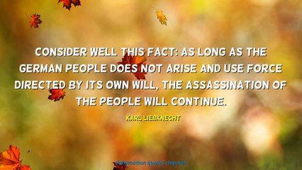 Karl Liebknecht Quotes #1