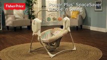 Mattel - Fisher Price - Power Plus SpaceSaver Cradle n Swing