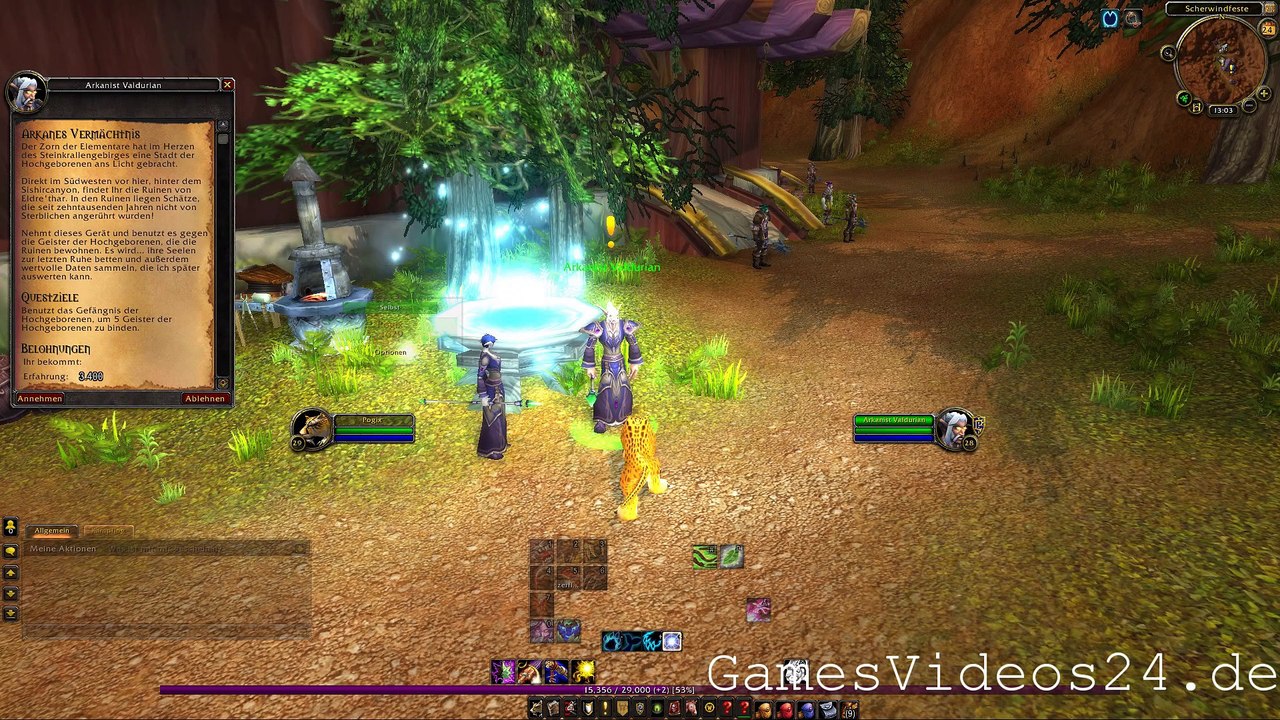 World of Warcraft Quest: Arkanes Vermächtnis
