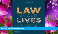 READ book Law in Our Lives: An Introduction David O. Friedrichs Pre Order