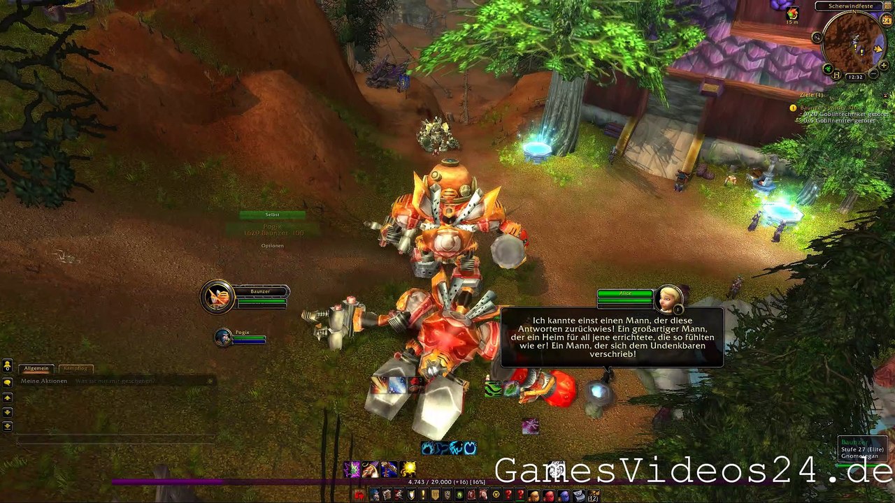 World of Warcraft Quest: Baunzers wilder Ritt