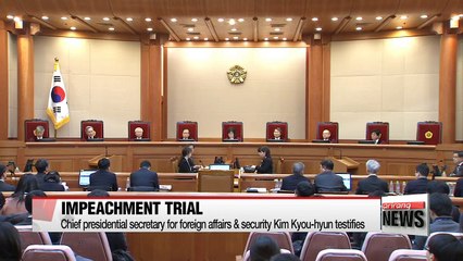 Constitutional Court holds tenth hearing in impearchment trial