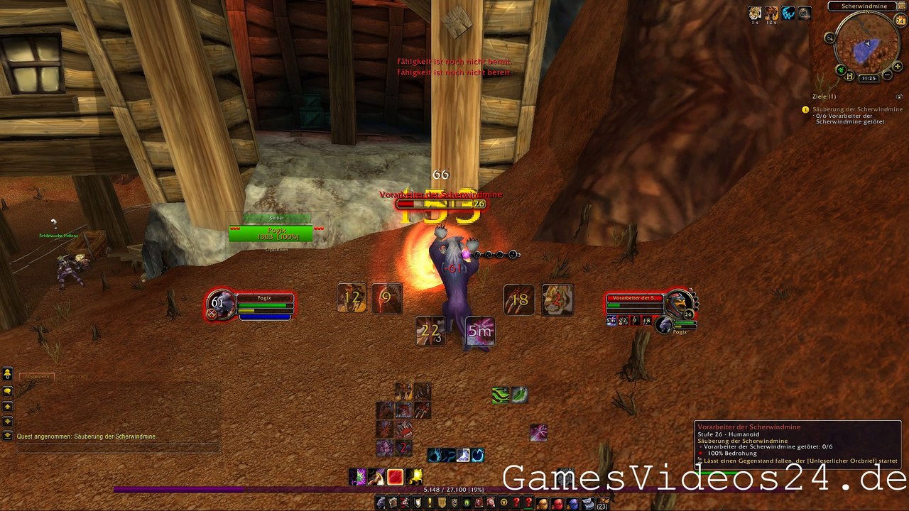World of Warcraft Quest: Säuberung der Scherwindmine