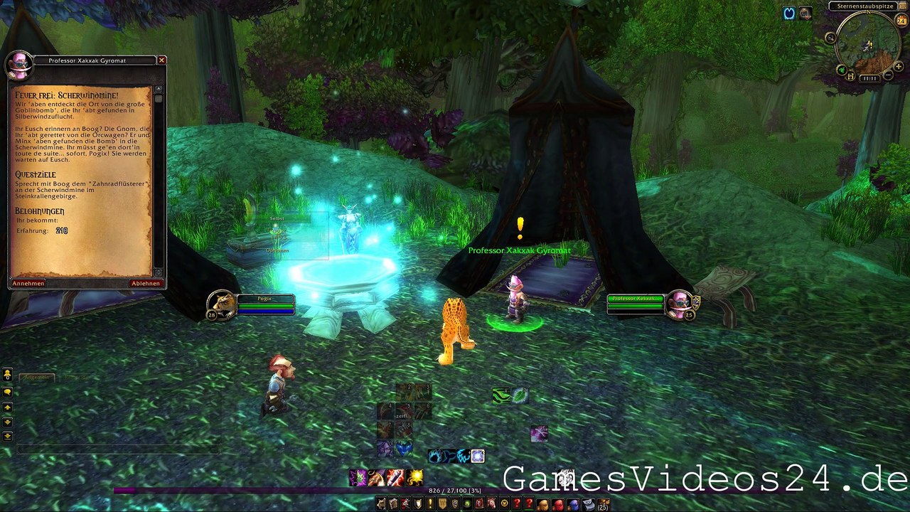 World of Warcraft Quest: Feuer frei: Scherwindmine!