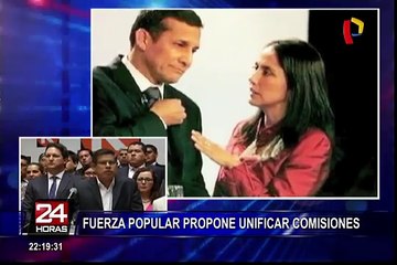 Fuerza Popular propone unificar comisiones