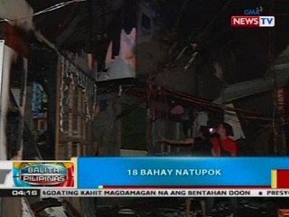 BP: 18 bahay sa Brgy. Palanan, Makati City, natupok