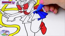 Sailor Moon Coloring Book Colors Episode Speed Colouring Anime Surprise Egg and Toy Collector SETC