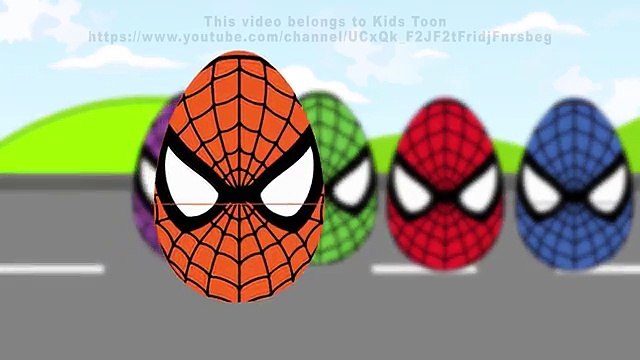 Learn Colors with Bowling Game Spiderman - Colours for Kids to Learn