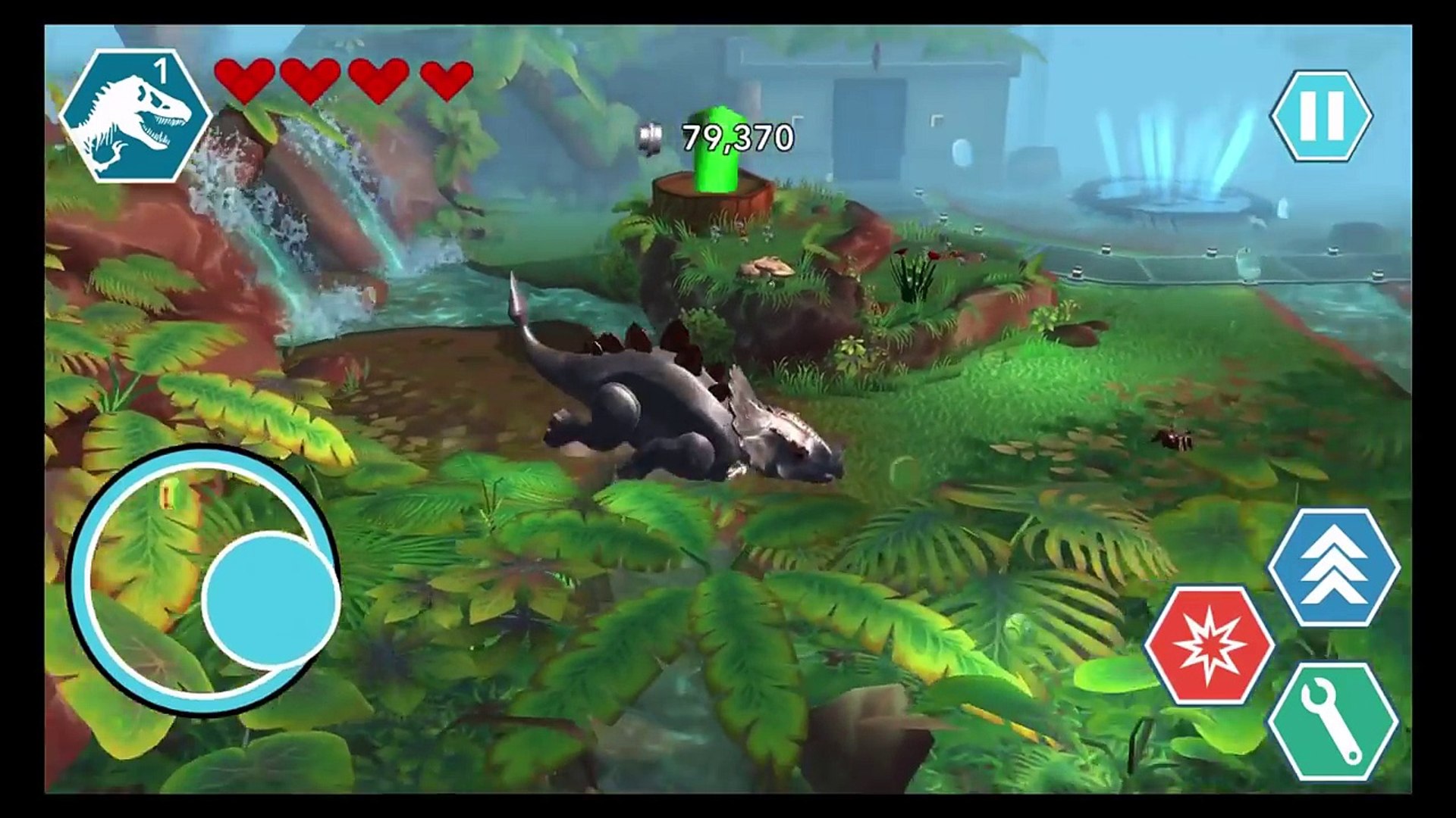 LEGO Jurassic World - Medium Paddock - iOS / Walkthrough Gameplay video Dailymotion