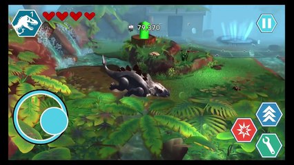LEGO Jurassic World - Medium Dinosaur Paddock - iOS / Android - Walkthrough Gameplay