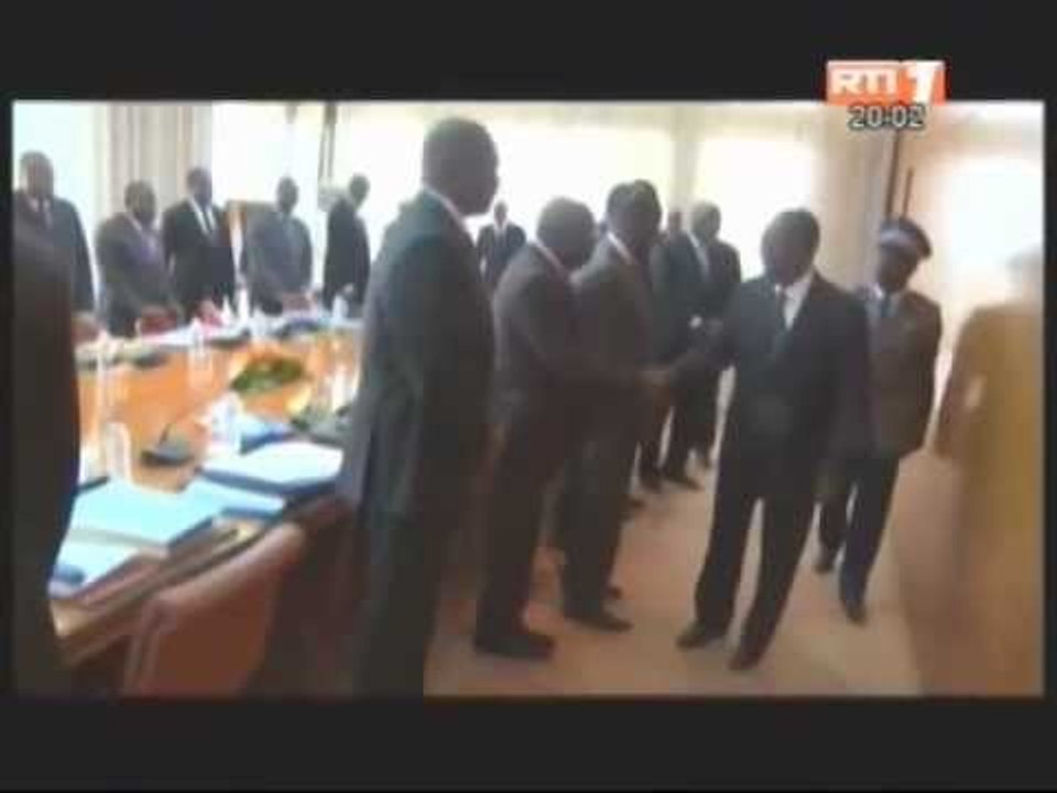 Le Chef de l'Etat a a présidé le premier conseil des ministres à Yamoussoukro