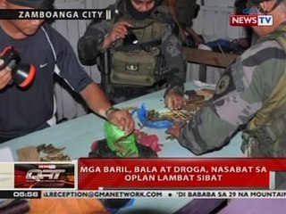 QRT: Mga baril, bala at droga, nasabat sa oplan lambat sibat