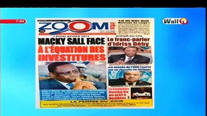 Revue de presse Walftv du 01 février 2017