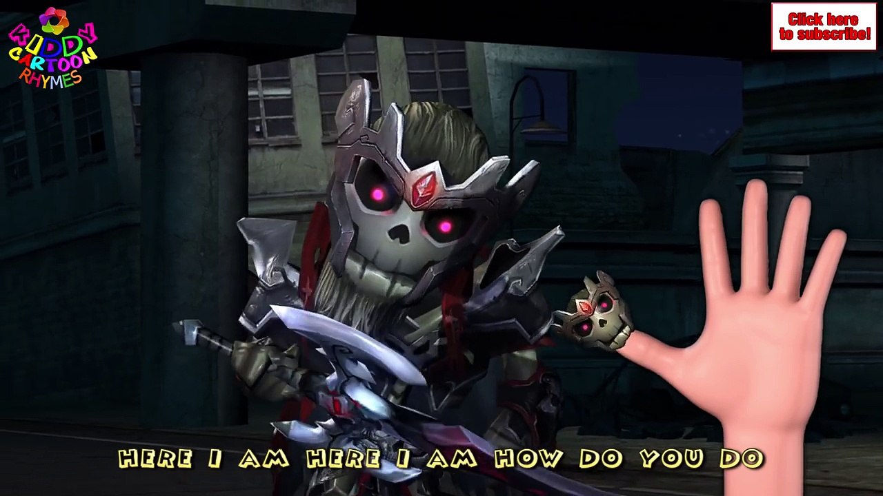 Сумасшедший Скелет Палец Семейные | Смешные Finger Семья Песни На Хэллоуин