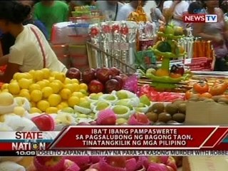 SONA: Iba't ibang pampaswerte sa pagsalubong ng bagong taon, tinatangkilik ng mga Pilipino