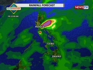 SONA: Weather update as of 9:49 p.m. (December 31, 2015)