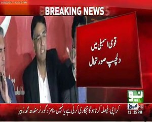 اسپیکر ایاز صادق کا اسد عمر سے مٹھائی کھلانے کا مطالبہ