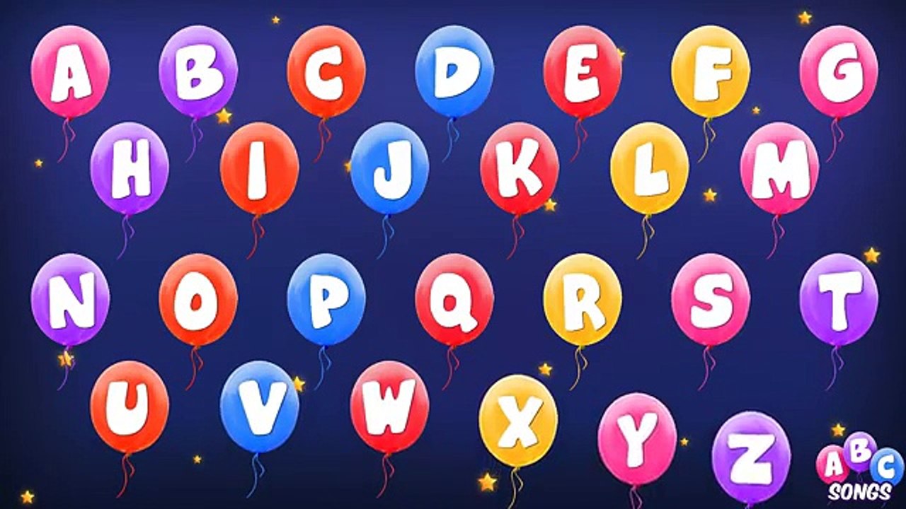 ABC Songs for Children | ABC Balloon Song