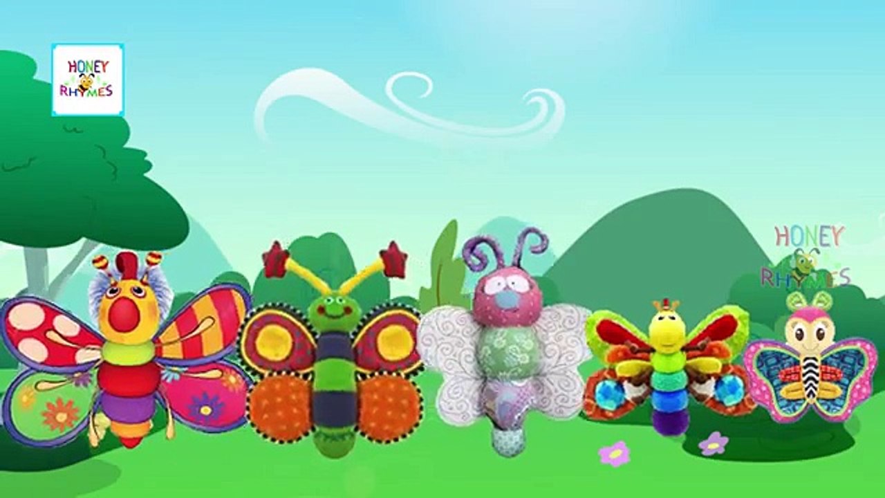 Finger Family | Butterfly Family Nursery Rhyme | Butterfly Cartoon Daddy Finger Songs For Children