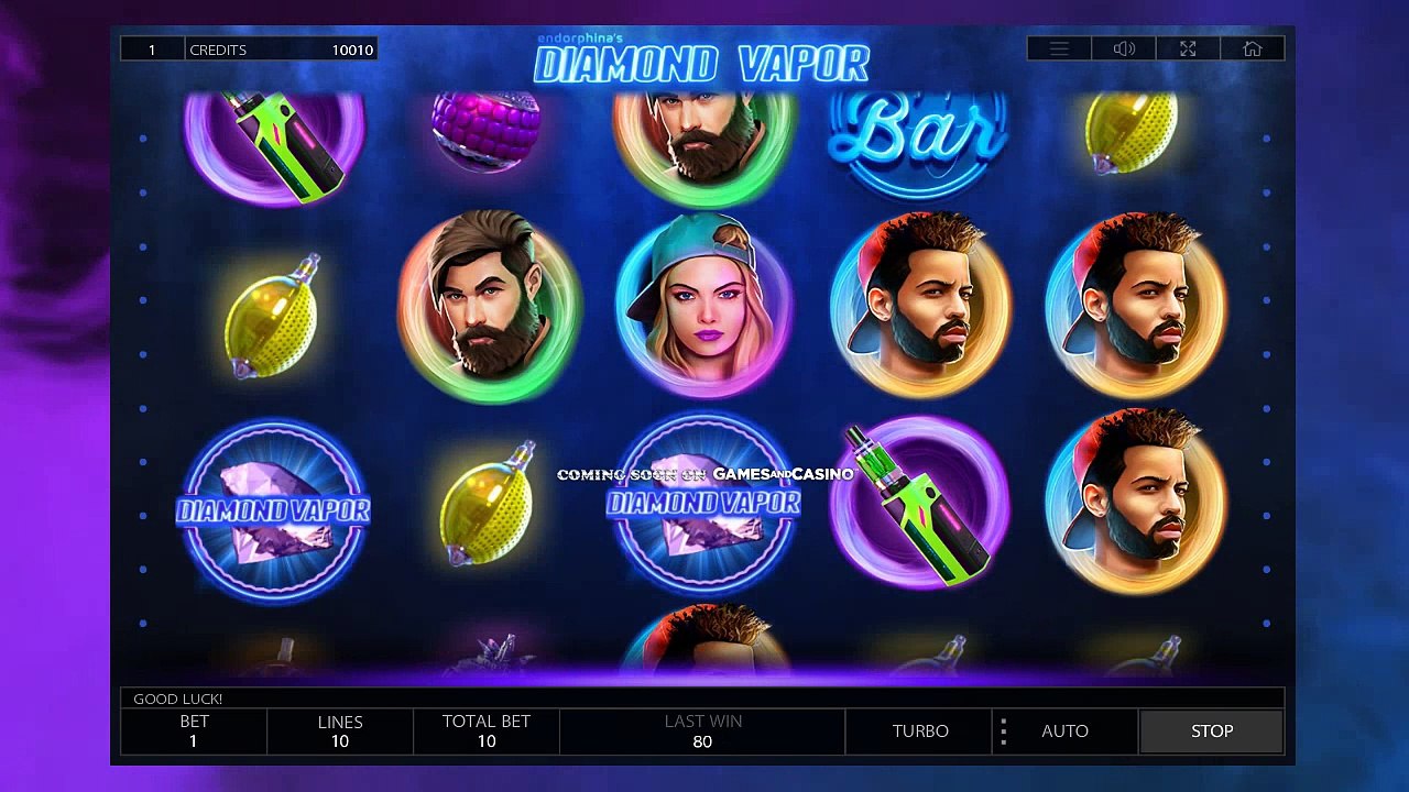 New Video-slot "Diamond Vapor" (Trailer)