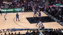 Kawhi Leonard Crosses Up Victor Oladipo  Thunder vs Spurs  January 31, 2017  2016-17 NBA Season